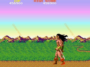 une photo d'Ã©cran de Rastan Saga sur Arcade